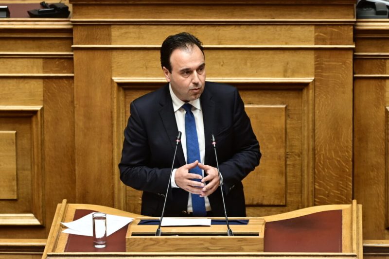 Στιγμιότυπο από την δεύτερη ημέρα της συζήτησης στην Ολομέλεια της Βουλής για τις Προγραμματικές Δηλώσεις της Κυβέρνησης, Παρασκευή 7 Ιουλίου 2023. 
(ΜΙΧΑΛΗΣ ΚΑΡΑΓΙΑΝΝΗΣ/EUROKINISSI)